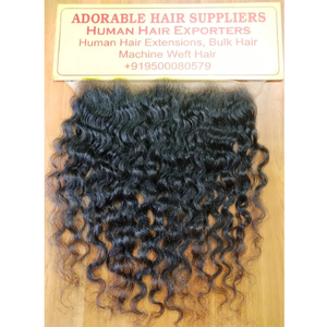 Extensiones de cabello Remy indio crudo, estilo rizado suelto de 8 pulgadas para mujeres negras, modelo de onda profunda, cabello humano donante, estilo recto - Product Image 3