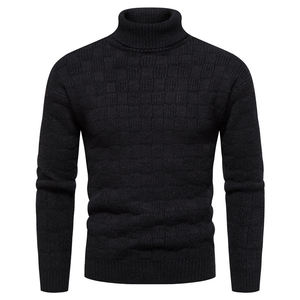 Men High <b>Neck</b> Turtleneck <b>Sweater</b> Casual Winter Knit Pullover - Product Image 6
