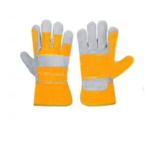 Guantes de soldadura Tig Los mejores guantes de soldadura de cuero de seguridad Guantes de trabajo con alta visibilidad para equipos de soldadura Cómodos y duraderos - Product Image 1