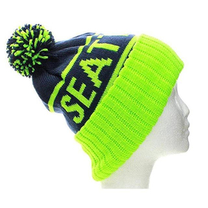 Gorro de Invierno Personalizado de Punto Jacquard para Adultos, Gorro con Pompón y Logotipo Personalizado - Product Image 1