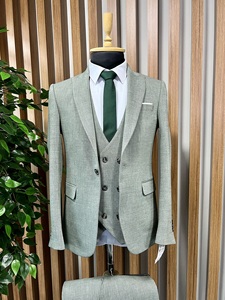 Qualité turque professionnelle préférée par les jeunes Costumes élégants d'élite de luxe sur mesure pour les hommes mariés - Product Image 2