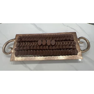 Expositor de postres ecológico Bandeja de chocolate Plato de servicio de chocolate de la mejor calidad para bodas y fiestas para decoración del hogar - Product Image 6