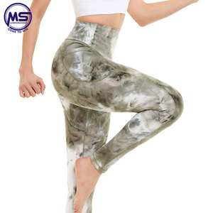 Vêtements de gym personnalisés pour femmes, nouveau design, collants taille haute confortables à la mode, pantalon avec logo, tissu tricoté - Product Image 3