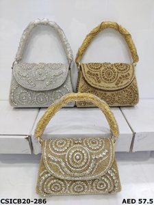 Trang trí công phu chỉnh trang phụ nữ buổi tối Túi túi xách và bên ly hợp ánh sáng lung linh ly hợp ví của phụ nữ Vai Túi - Product Image 5