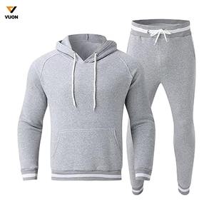 Nouveau design Pantalon de jogging et sweat à capuche en molleton décontracté pour hommes Costume de sport d'automne en éponge avec motif imprimé Survêtements personnalisés pour hommes - Product Image 4