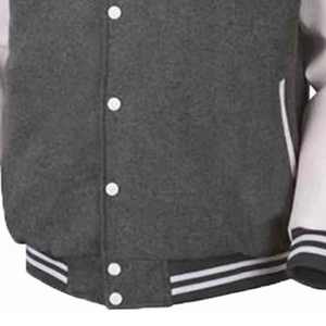 Chaqueta Universitaria Personalizada con Logotipo Bordado y Sublimado, Chaqueta de Béisbol para Hombre - Product Image 6