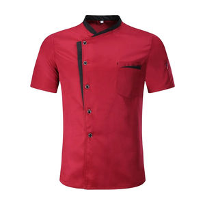Chaqueta de Chef de manga larga para hombre, uniformes de Hotel suaves y cómodos de alta calidad con decoración de botones, opción de talla grande - Product Image 2