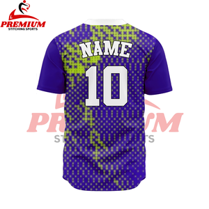 High quality team sports wear baseball Jersey softball shirts in wholesale cheap rate - Product Image 2