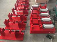 Table de démontage pour machine à serrage de cylindres, pince pour extincteur