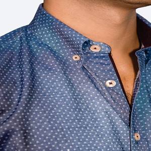 Conception OEM personnalisée 2023 Chemise habillée imprimée pour hommes sur mesure fabriquée avec un tissu respirant Liberty - Product Image 4