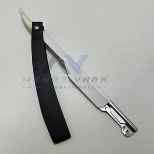 มีดโกนด้ามจับเหล็กสำหรับช่างตัดผมแบบมืออาชีพพับได้ - Product Image 3
