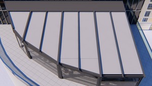 Arcos de sistema de pérgola de aluminio motorizado para exteriores de calidad superior de PVC de lujo, glorietas, pérgolas fabricadas en Turquía - Product Image 2