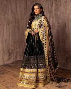 ชุดเดรสยาวปักลายสไตล์อัฟกานิสถาน งานฝีมือคุชิ ล่าสุด แขนยาว ทรงเอไลน์ ความยาวระดับเข่า คุณภาพสูง 100% - Product Image 4