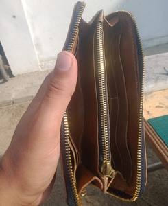 wholesale carazzy horse Leather Zipper Wallet <b>Men</b> RFID Blocking Leather Multi Card Holder Purse Long Wallet - Product Image 3