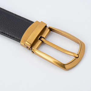 Ceinture en cuir de vache véritable rétro classique pour homme, première génération, alliage exclusif pour la boucle, pour le commerce extérieur transfrontalier - Product Image 4