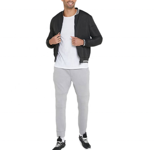 Veste de baseball universitaire sans col à broderie personnalisée pour hommes, manteau Letterman grande taille à la mode pour l'hiver, vente en gros - Product Image 4