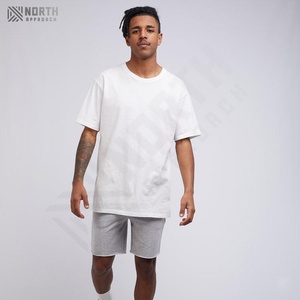 Pantalones Cortos Deportivos de Malla Gruesa para Hombre, Estilo Vintage Desgastado con Lavado Ácido, Estilo Urbano para Correr con Aspecto Deslavado al Sol - Product Image 2