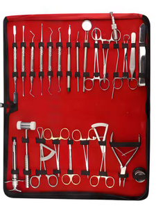 Dentavex Corporation Ensemble d'outils chirurgicaux d'implants dentaires en acier inoxydable de 26 pièces Kit complet d'instruments manuels de base - Product Image 2