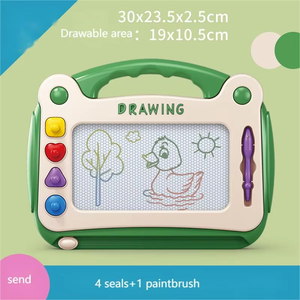 ألعاب تعليمية في مرحلة الطفولة المبكرة قابلة للمسح رسم هدايا منزلية ملونة لوحات تعليمية لوحة رسم لألعاب الأطفال - Product Image 2