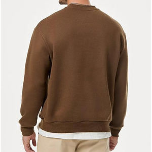 เสื้อสเวตเชิ้ตผู้ชาย คอกลม แบบสวม ไม่มีลาย สกรีนโลโก้ได้ 男女兼用 - Product Image 3