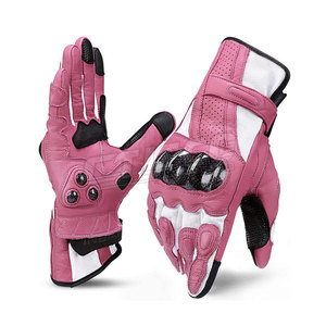 Gants de course en cuir de vachette respirants pour hommes, meilleur design, sport, cyclisme et moto, nouveauté avec logo personnalisé en option - Product Image 1