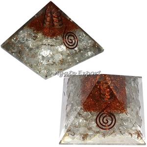 Venta al por mayor de piedras preciosas talladas ecológicas, Pirámides de orgón, cristales curativos para la meditación de la riqueza y la decoración del hogar - Product Image 6