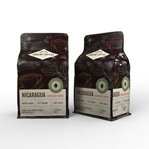 Мешок для упаковки кофейных зерен с клапаном, герметичная алюминиевая фольга для хранения продуктов, многоразовый пакет на молнии, пластиковая упаковка, кофейный мешок - Product Image 4