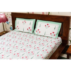 Sábana estampada de algodón suave tamaño Queen, excelente calidad, diseño Floral colorido, hogar, dormitorio, uso en Hotel, técnicas lavadas a la venta - Product Image 1