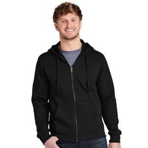 Sweat-shirt à capuche zippé doublé en polaire pour homme Vestes cardigan coupe régulière - Product Image 2