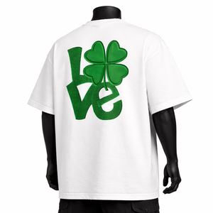 เสื้อยืดโอเวอร์ไซส์สีขาวสำหรับผู้ชาย ผ้าคอตตอนนุ่ม น้ำหนัก 230GSM พิมพ์โลโก้ได้ตามต้องการ สไตล์ลำลองแนวสตรีทแวร์ - Product Image 5