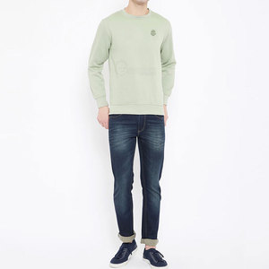 Sudaderas para Hombre de Algodón/Poliéster de Alta Calidad Hechas en Fábrica, MOQ Bajo, Logotipo Personalizado, Diseño Sólido, Secado Rápido, Transpirables - Product Image 3
