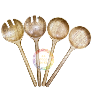 Option de cuillères de cuisine en bois du Vietnam Cuillère personnalisée pour salade/décor-Caryln - Product Image 3