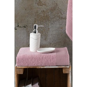 Ensemble de serviettes Varol Royal Series 2 pièces, couleur unie, 500 g/m², coton turc de qualité supérieure, doux pour la peau et pour un usage domestique - Tailles 50x90 et 90x150 cm - Product Image 4