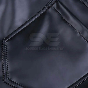 High Quality <b>Men's</b> Straight Canvas <b>Leather</b> <b>Pants</b> Winter 2026 New Arrival Low MOQ Best Online Sale - Product Image 6