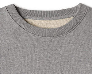 Wholesale Autumn 3D Embroidered Logo Solid Loose 100% Cotton Casual Top <b>Men</b> Long-Sleeved Anti-Pilling Crew Neck Hoodie - Product Image 4