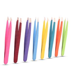 Pinzas de depilación de cejas de acero inoxidable resistentes al óxido, último diseño, instrumentos de belleza personalizados para el hogar - Product Image 2