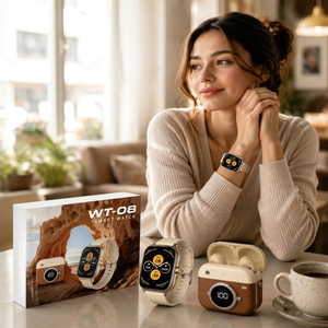Reloj Inteligente Okpui WT-08 de 44-49 mm con Pantalla IPS, Monitor de Ritmo Cardíaco, Bluetooth, Dispositivo Unisex - Product Image 6