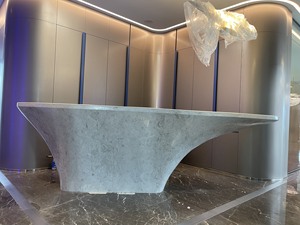 เคาน์เตอร์เคาน์เตอร์แคชเชียร์ประดิษฐ์หินเทียมวัสดุหินแข็งจากเวียดนาม - Product Image 6