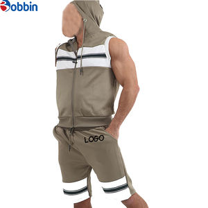 New Arrival Customized Plus Size <b>Men's</b> <b>Hoodie</b> <b>and</b> <b>Shorts</b> <b>Sets</b> Outfits <b>Short</b> Sleeve Activewear Sports <b>Set</b> Summer Casual Tracksuit - Product Image 6