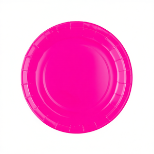 Party Love Plato Fuchsia Assiettes jetables 23 cm, sac de 12 pièces - Product Image 2