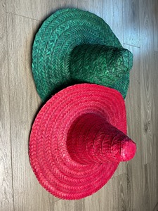 Tedarikçisi yaz bayan geniş ağız meksika hasır şapka renk iyi fiyat Sombrero şapka rahat parti olay şapka hediye dekorasyon
