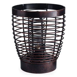 Salt Lamp Basket Himalayan Salt Hand Crafted Iron Basket Salt Lamps Manufacturer and Wholesaler From Pakistan - Product Image 1
