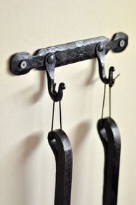 Gancho de pared de hierro fundido de granja clásico con estilo rústico antiguo para colgar toallas, Abrigos, Chaquetas, sombreros y bufandas - Product Image 5