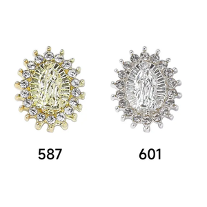 Colgantes y Amuletos de la Virgen María, Diseño Elegante e Intrincado para Estilo y Buena Suerte - Product Image 1