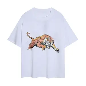 Camiseta para hombre Diseñadores Estilo unisex individualidad Doodle Tigre estampado camiseta de alta calidad Hombres Casual manga corta Camisetas de calle - Product Image 3