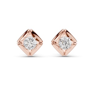 Wholesale Light Luxury Women's Wedding 925 Sterling <b>Silver</b> Custom Faceted Cut Lab Created Square Shape Moissanite <b>Stud</b> Earrings - Product Image 3