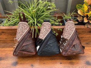 Cheveux sur sac de poitrine en cuir usiné Vintage en cuir véritable bandoulière décontracté épaule cartable personnalisé Convertible fronde sac à dos - Product Image 2