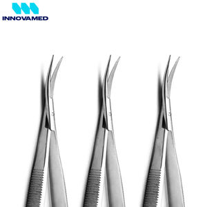 Tijeras de Acero Inoxidable, Tijeras de Precisión de Alta Resistencia, Herramienta de Corte con Hoja Curva en Diferentes Tamaños, Tijeras Micro de Resorte - Product Image 5