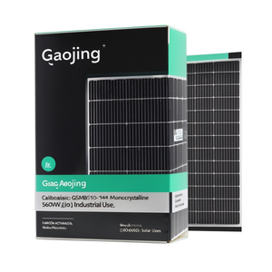 Panneau solaire monocristallin demi-cellule Gaojing Photovoltaic GSMB510-144 560W pour usage industriel - Product Image 2