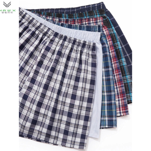 Short de golf de qualité supérieure pour homme Dernier short taille haute XS Coton Satin Casual Summer Print Checkered Pattern - Product Image 5